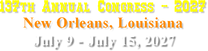 137th Annual Congress, Sons of the American Revolution