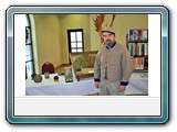 Joe Walker of Waco, Texas, with his Exhibit at the 2009 Seminar