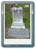 Grave marker of Malachi Reeves, 4th Sgt., Co. I, 1st Texas, Leagueville Cemetery