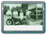 Cora L. Reynolds and her motorcycle